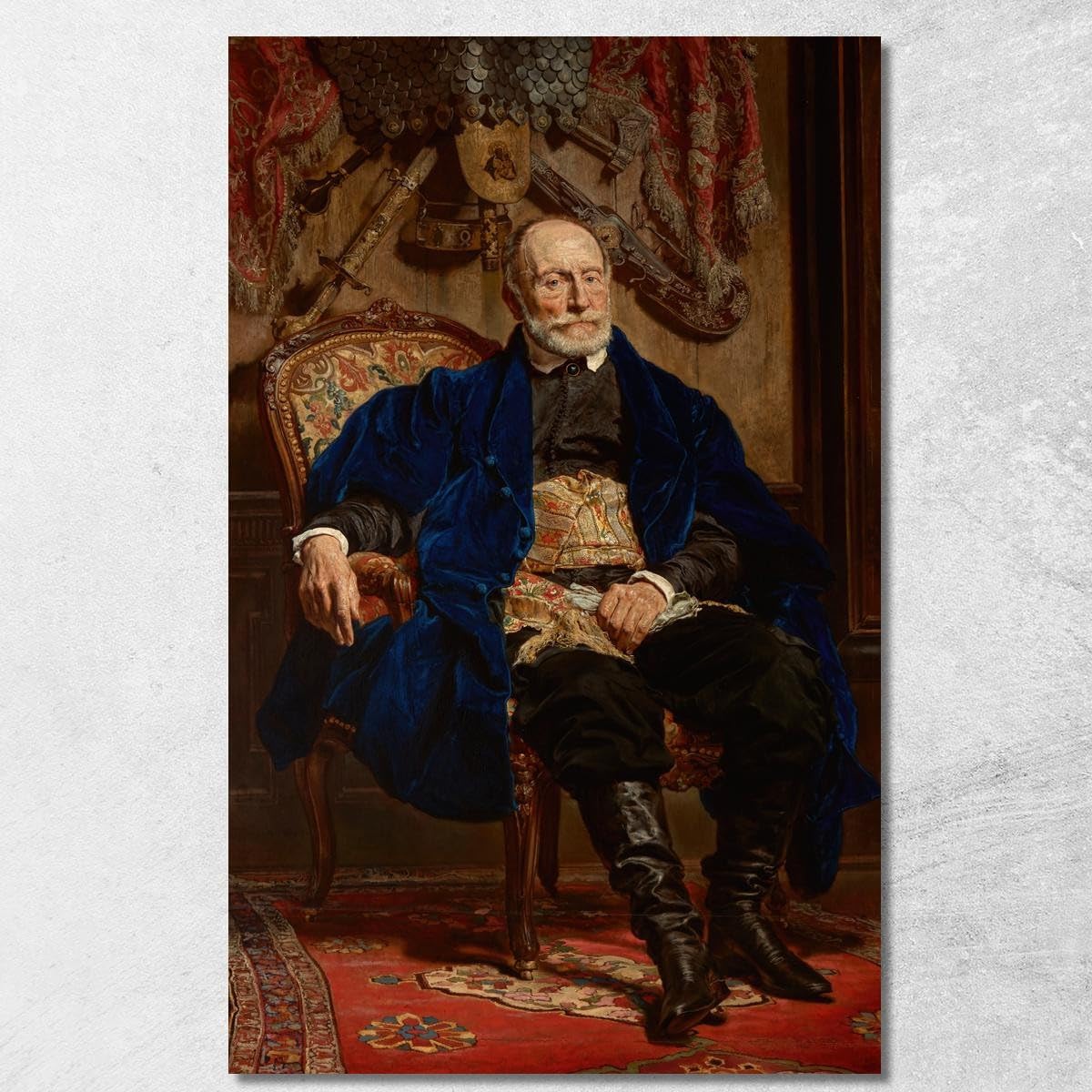 Portrait de Piotr Moszynski Jan Matejko jmt49 tableau pret a accrocher mur nu