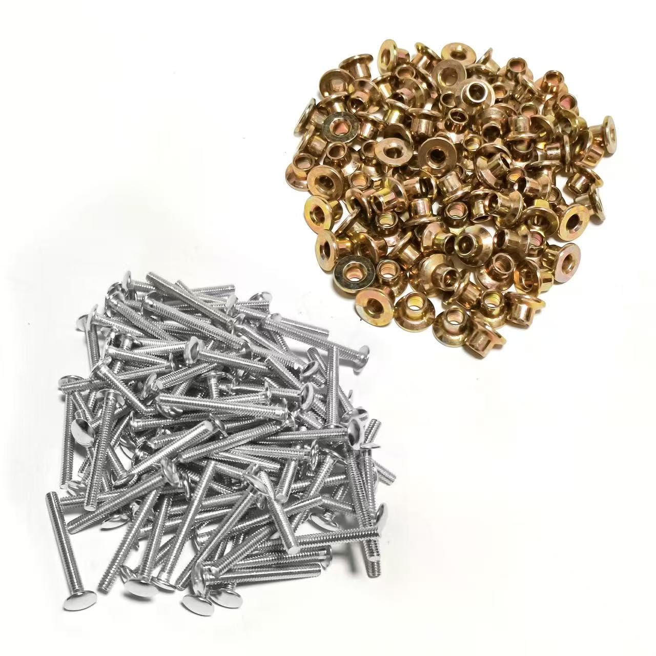 for Peterbilt 379 Huck and Collar with 3/16" Medium Flange Collars Compatible with MGP98T-R6-10G, MGCS-R6U, (100)