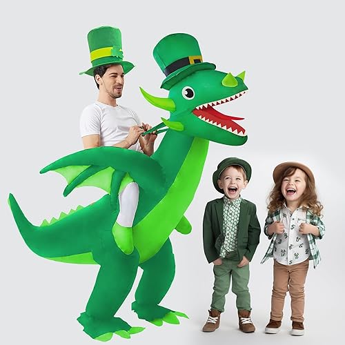 Miniatura 7 de DAHAKII Disfraz inflable de Navidad, decoración de Navidad, disfraz inflable para adultosdesfile de Navidad