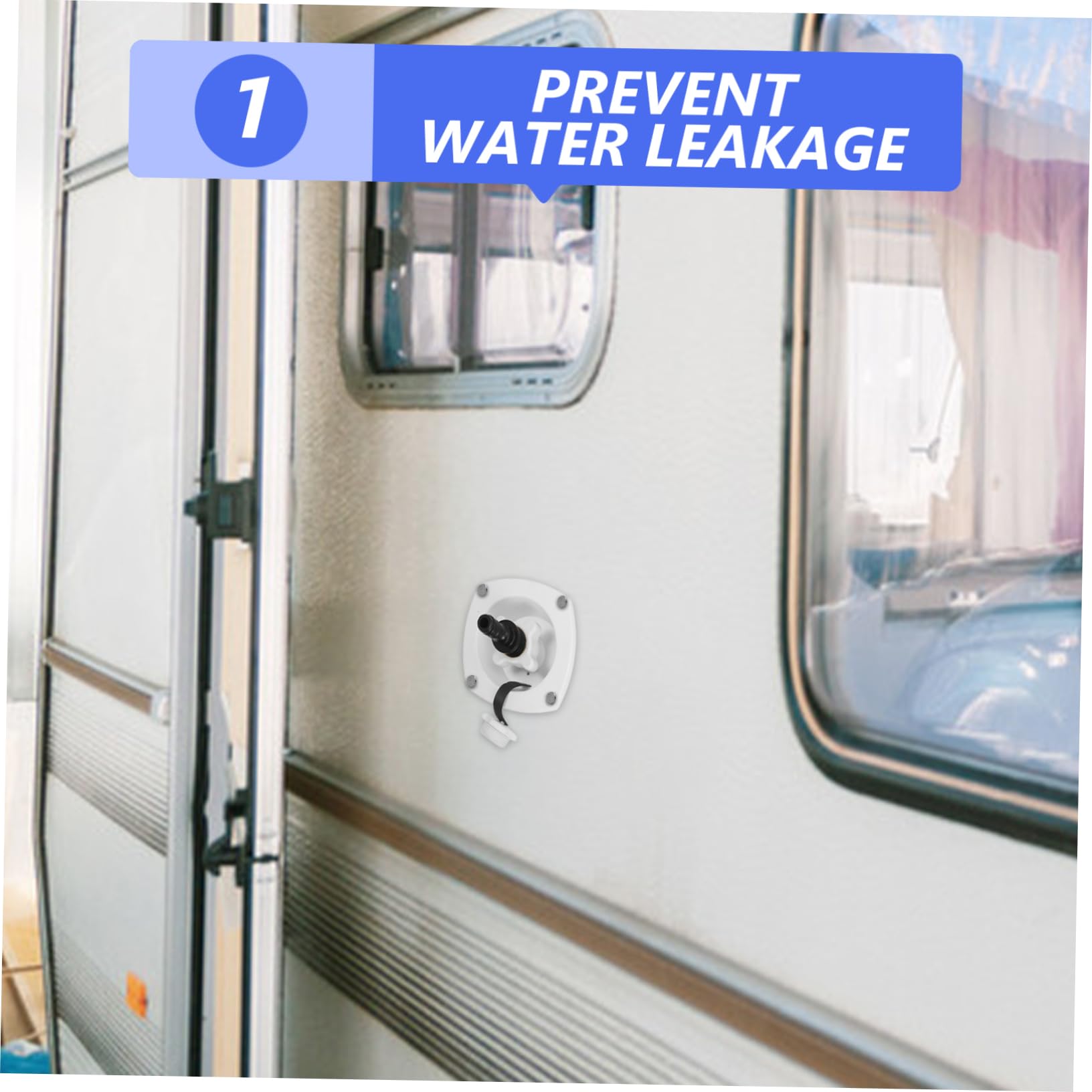SOLUSTRE 3piezas Tapa De De Agua Para Rv y Yate De Entrada De Agua Accesorios De Modificación Para Vehículos Recreativos Diseño y