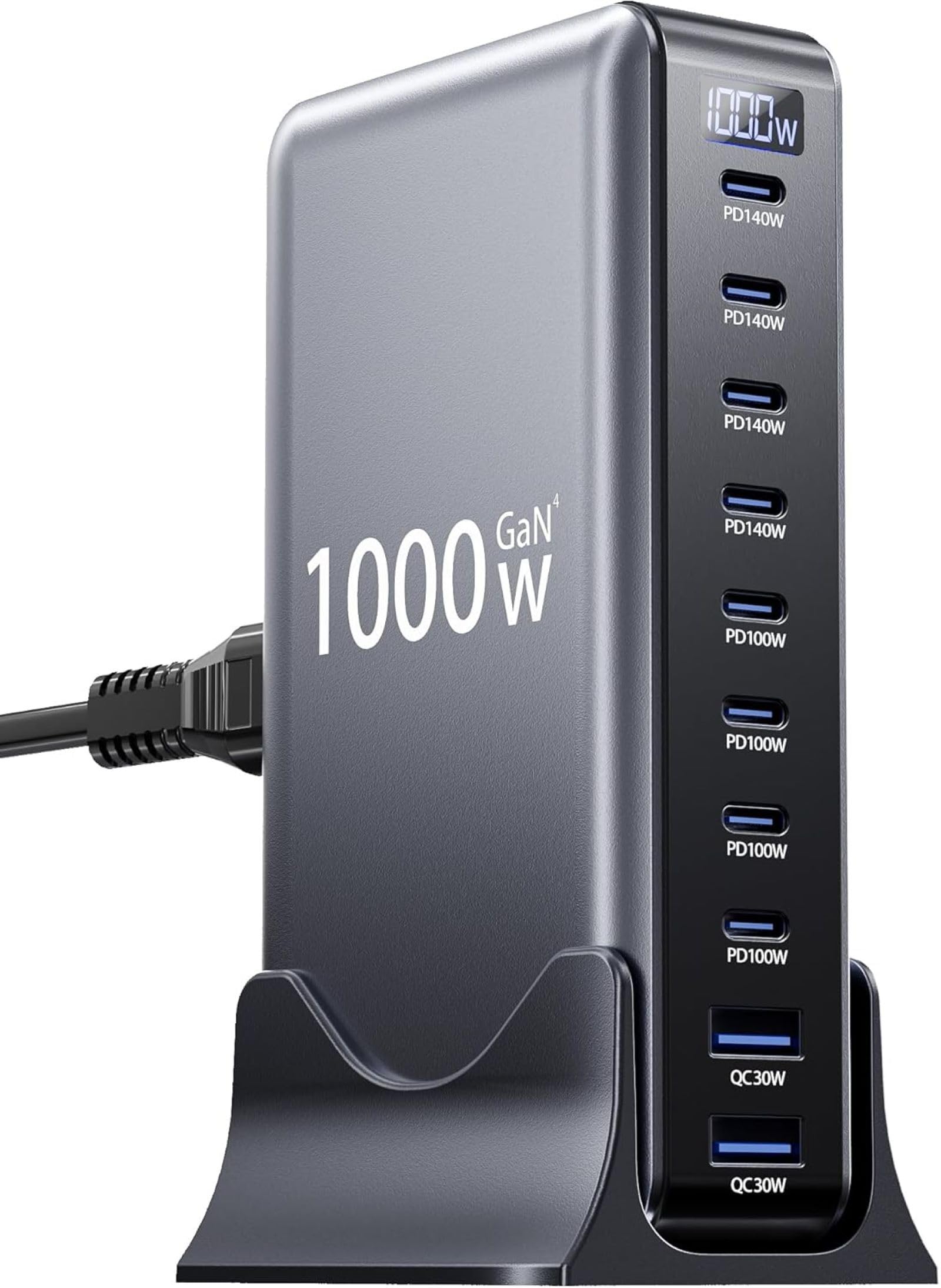 MX 1000W Total Output 10-Port GaN USB C Charger with 140W PD Fast Charging Station for Laptop, MacBook, Tablet and Smartphone, Multiport USB Charging Hub-image-20