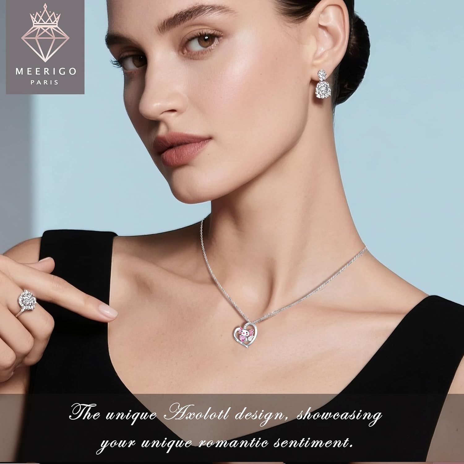 Axolotl Necklace Holiday gift for fashionable ladies - Image 4