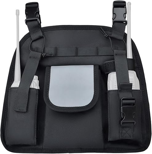 Arnés de pecho para radio, soporte táctico de Walkie-Talkie de alta resistencia, bolsa Molle, bolsa de nailon para Baofeng UV5R Motorola Talkabout