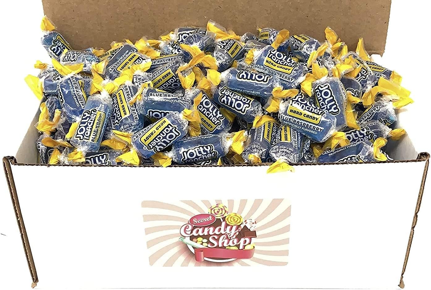 SECRET CANDY SHOPJolly Rancher Hard in Box, 5lb (Individually Wrapped) (Blue Raspberry)