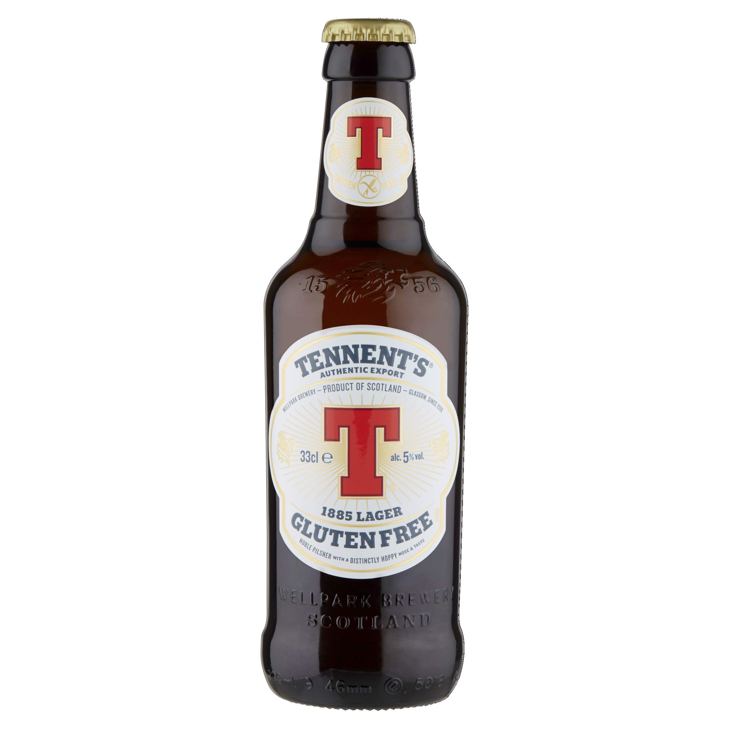 Tennent's Gluten Free 24x330ml. 5,00% (caja de 24 uds)