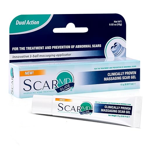 ScarMD Silicone Scar Gel Roll-On, 100% Pure Scar Cream, Advanced Scar Cream for Surgical Scars, Keloids & Stretch Marks | Clinically Proven Treatment for Old & New Scars