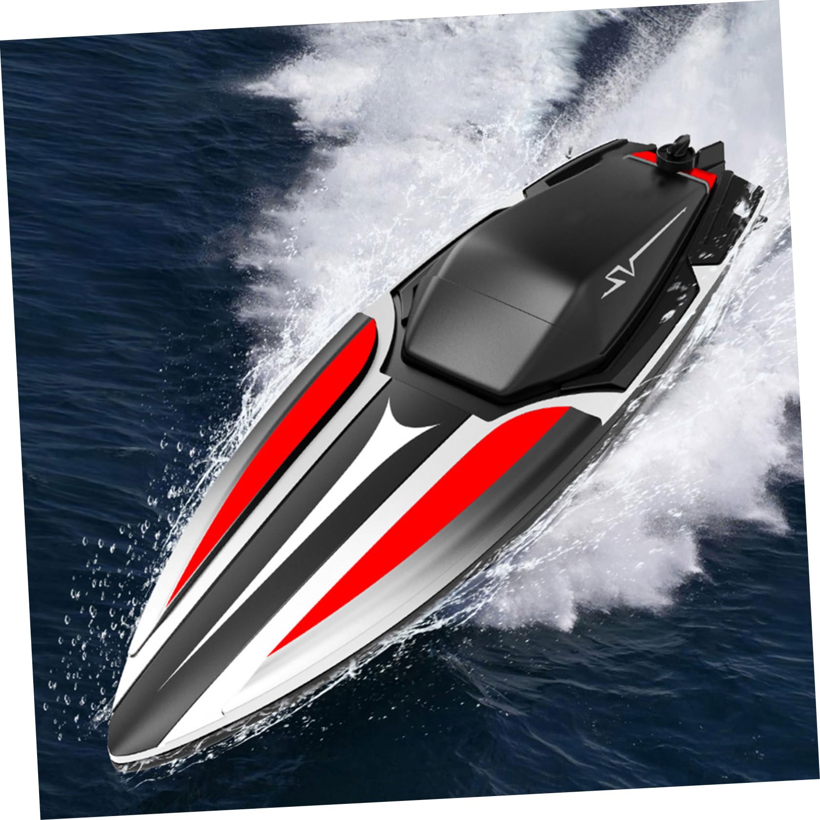 VICASKY Barca Rc Elettrica Giocattolo Telecomandata per Piscine e Laghi Doppio Motore Design Anti-interferenza Motoscafo Giocattolo per Ragazzo Ragazza