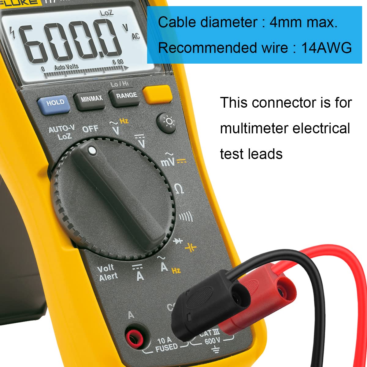 10 Spine A Banana 4mm Isolate - Set Multicolore Per Multimetri, Saldatura, Nero Blu Rosso Verde Giallo - Foto 9