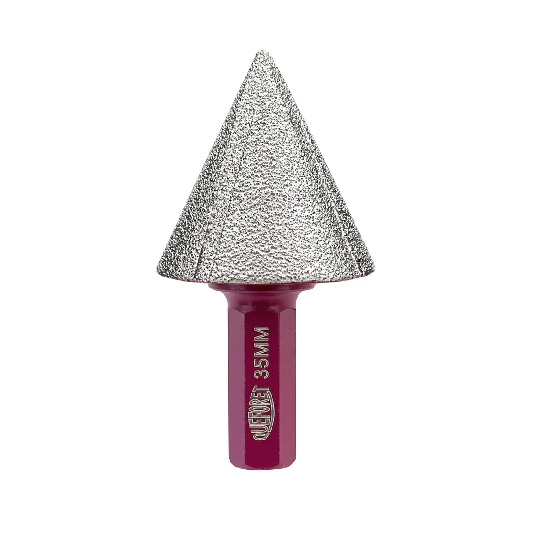 Mèches de Chanfrein Diamant 35mm - Fraise pour Meuler Arrondir Tailler les Trous dans le Carrelage Céramique Porcelaine Marbre Granit, Tige Hexagonale