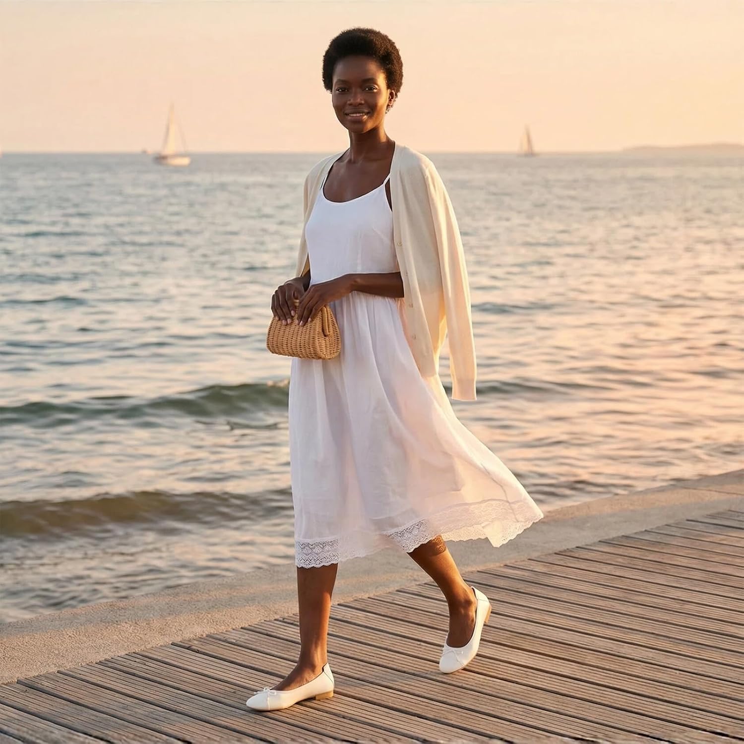 hash bubbie Women's Flats Shoes Black Ballet Flats Foldable PU Leather Comfortable Slip-On Dress Shoes with Bow - Image 2