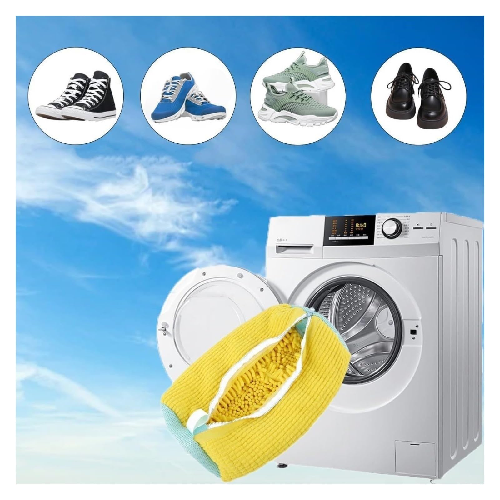 Wäschebeutel aus Polyester for Schuhwaschmaschinen