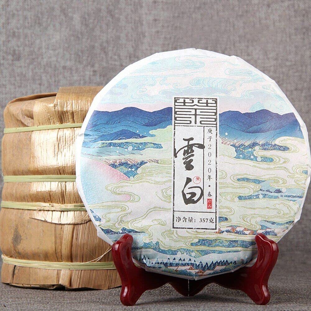 Wolkenhafte Weiße Schönheit Roher Puerh-Tee 2020 Golden White Sheng Puer-Tee 357g