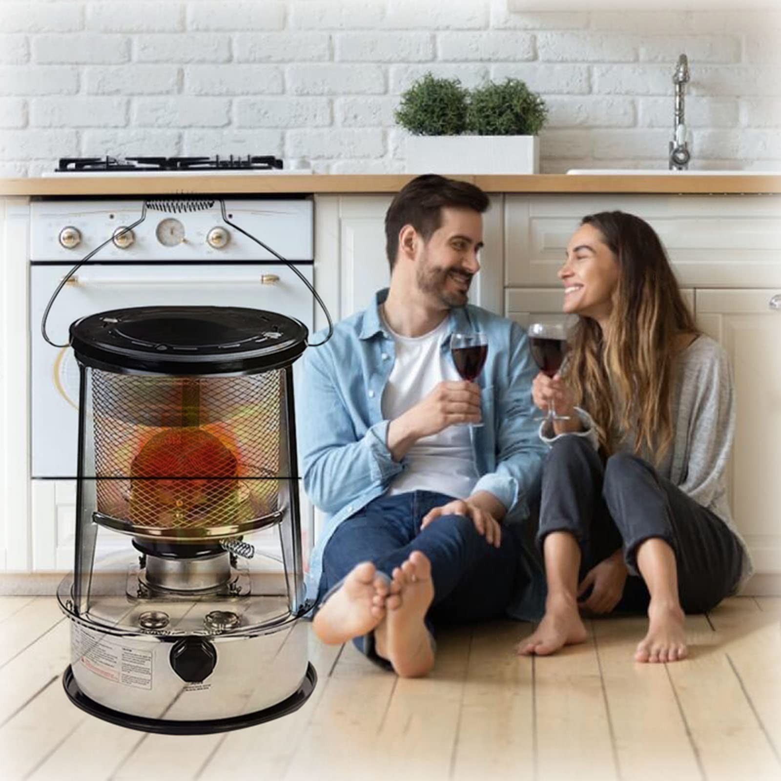 Buy Heating Indoors Efficient Mobile Kerosene Stove, Emergency Portable