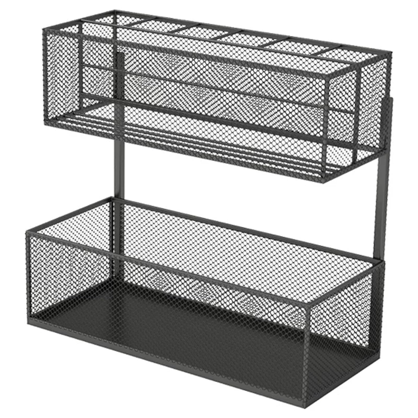 WQPMNYG Black Metal Mesh Umbrella Stand - Freestanding Holder for Canes & Walking Stic Perfect for Entryway & Porch 21.6"x17.7" Indoor Sto Solut