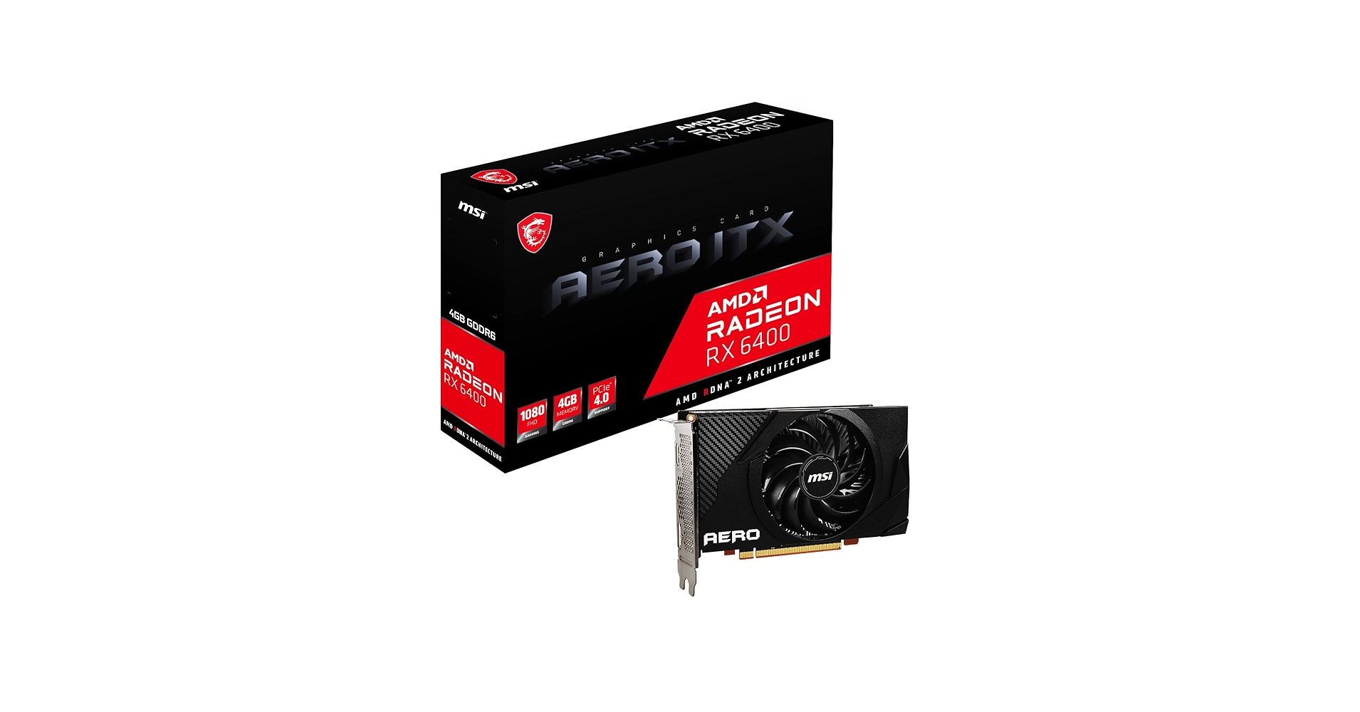 Amazon.com: MSI Gaming Radeon RX 6400 64-bit 4GB GDDR6 DP
