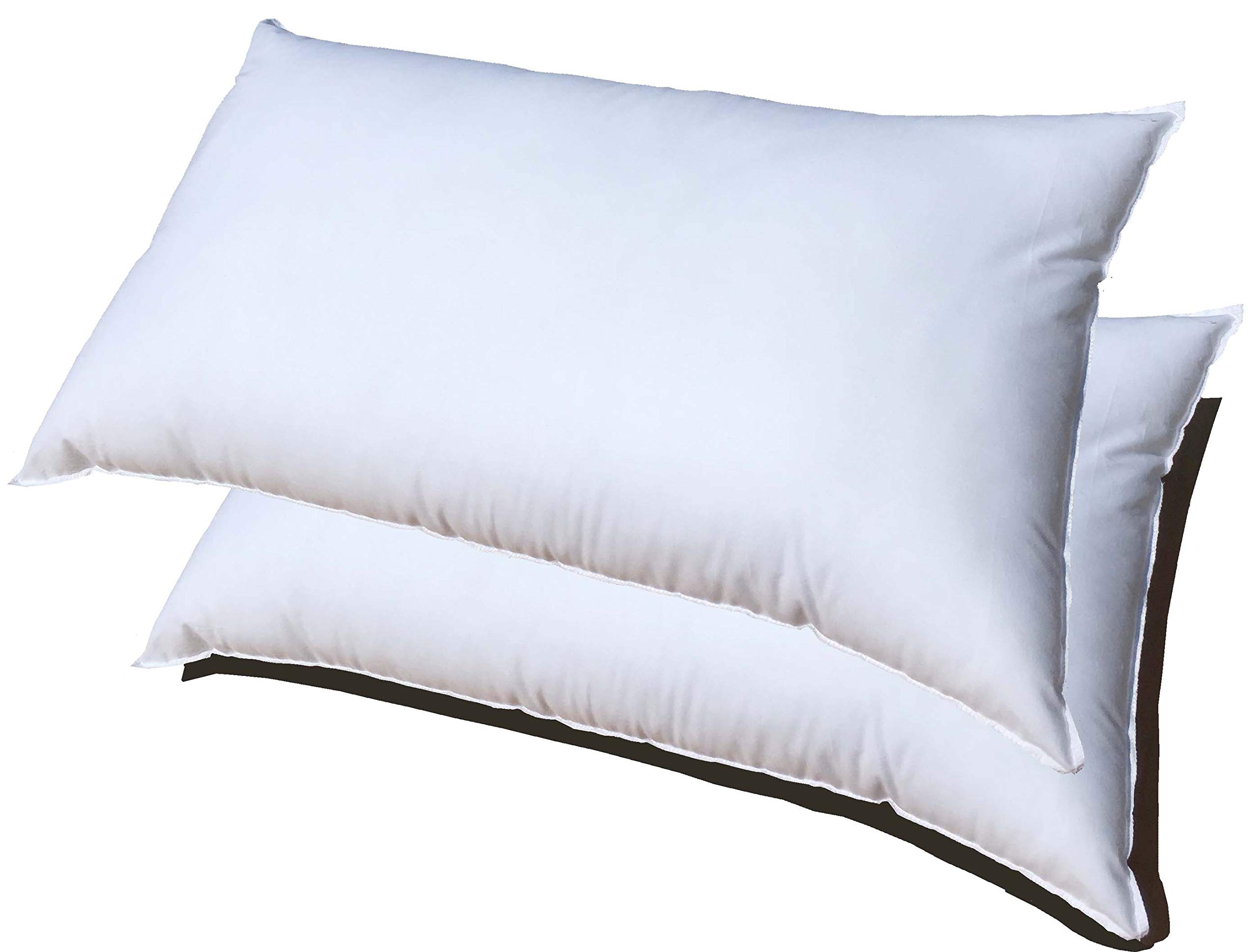 PillowflexSet of 2 (12x16) Premium Polyester Pillow Inserts - European Rectangle Pillow Forms, Machine Washable, Sham Pillow Insert, Down Throw Pillow Insert, Rectangle Pillow Set, Made in USA
