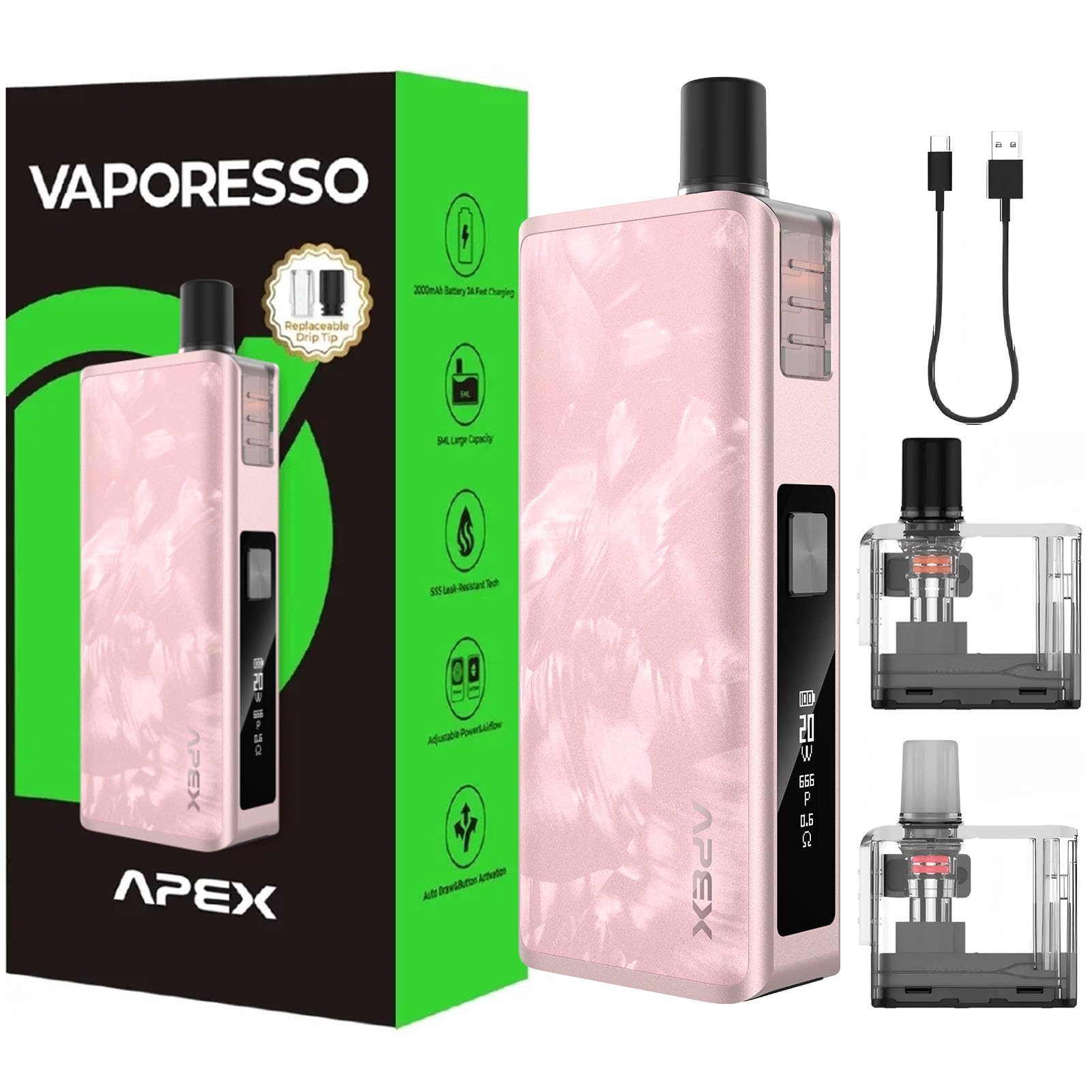 Vaporesso APEX Kit - Auto/Button Draw