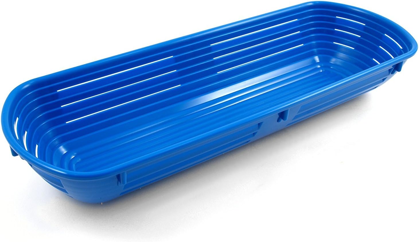 BIGkitchen Blue Rectangular Plastic Bread Proofing Bowl, 6