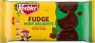 Keebler Grasshopper Mint Cookies, 10oz - Refreshing Chocolate Mint Sandwich Cookies