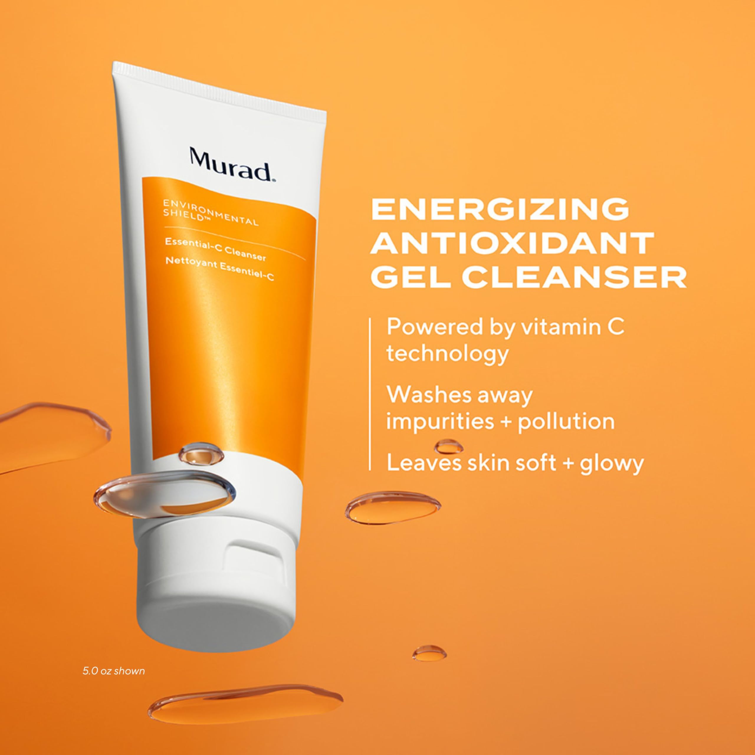 Murad Essential-C Facial Cleanser Vitamin C Foaming Gel Face Wash