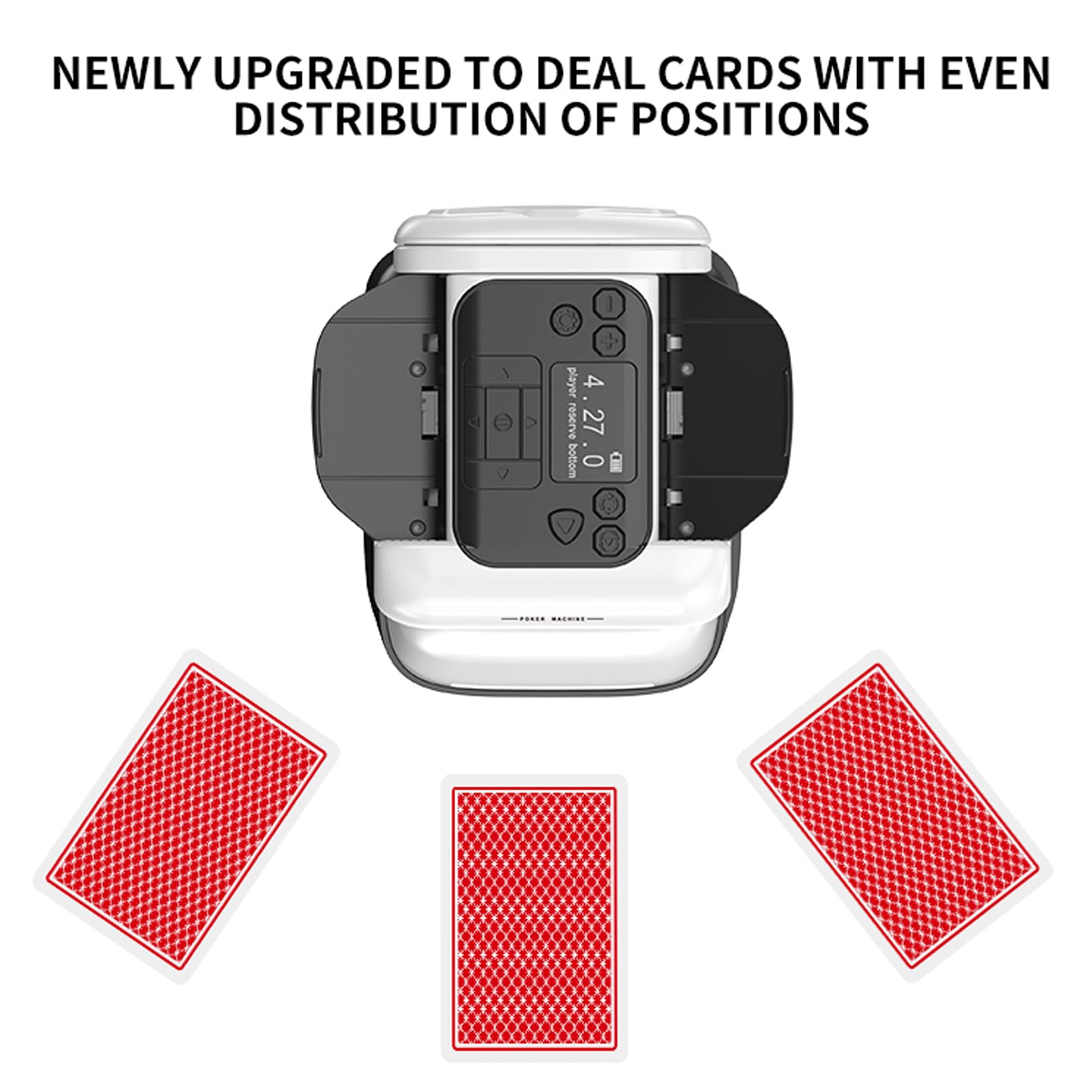 2 in 1 Shufflers elettrico Card e rivenditore 360 gradi rotante | 2 in 1 Shuffler automatici della carta da 360 gradi, commerciante di carte e macchina di mescolamento ricaricabili