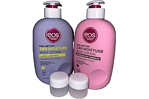 EOS Vanilla Cashmere & Pomegranate Raspberry Body Lotion with Shea Better PLUS...
