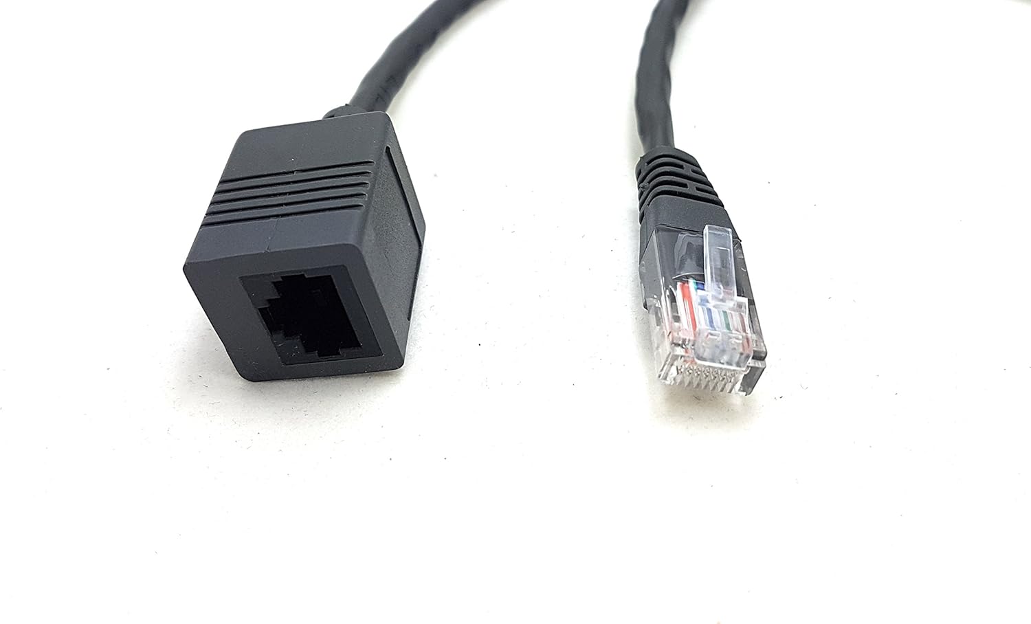 MainCore 10m Long RJ45 to CAT5E LAN Network Ethernet Extension Extender ...