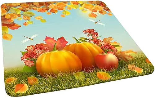 SongYi Mantel ajustable cuadrado de Acción de Gracias, decoración de otoño para el hogar, mantel elástico impermeable con estampado de calabaza de