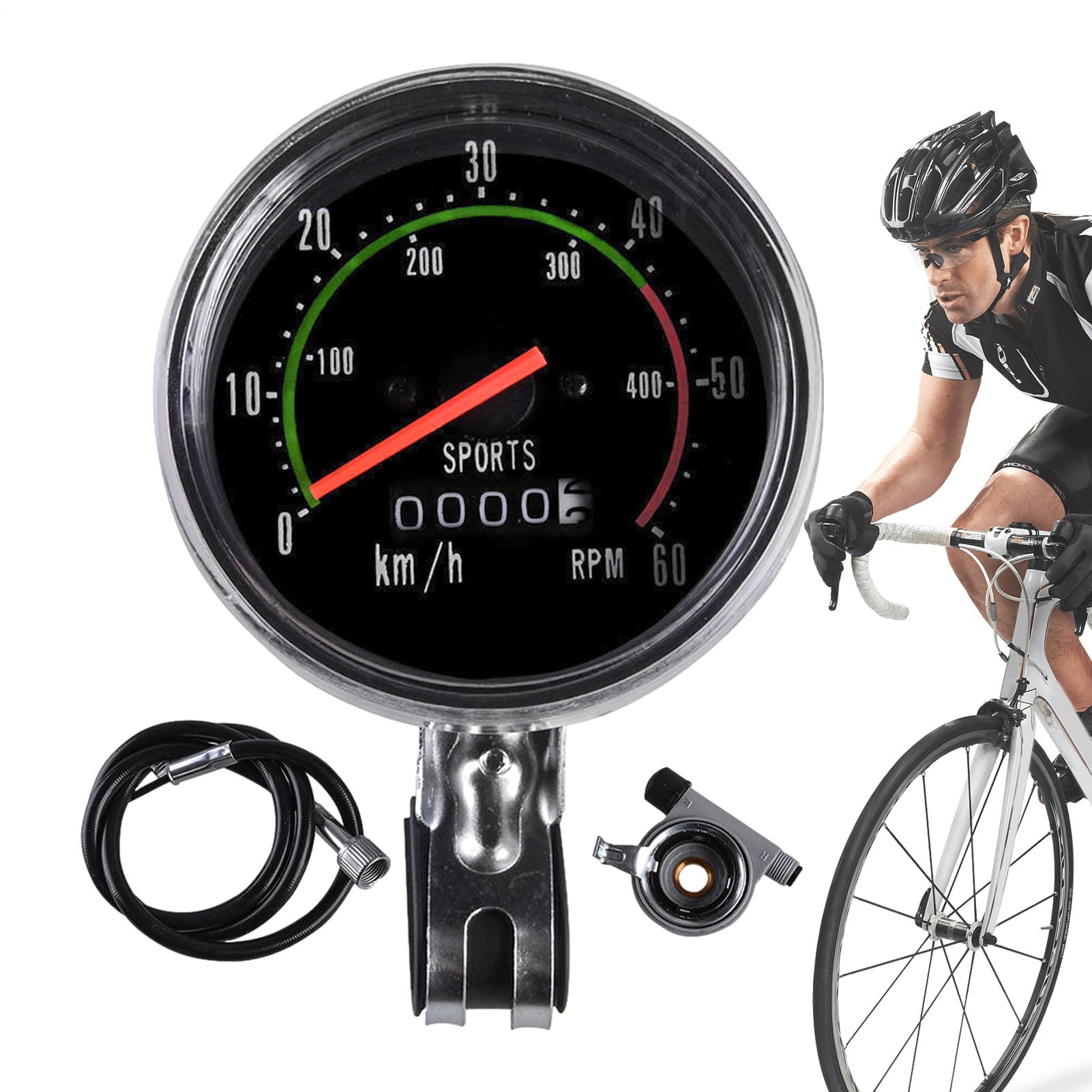 Bike Odometer Mechanical Bicycle Code Table Gauge