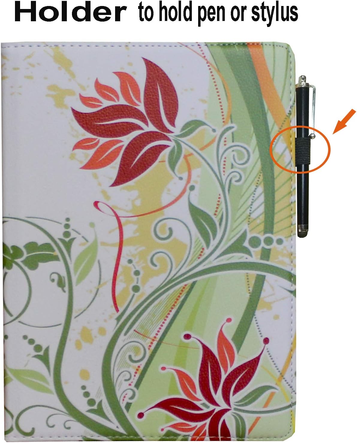 Case for iPad Air M4 11”/Air 11” M3 2025/Air 11” M2 2024/10.9 inch Air 5 2022/Air 4, Rotating Stand Smart Magnetic Cover Air 5th/4th Generation A2902 A2903 A2588 A2589 A2316 A2324 (Green Flower)