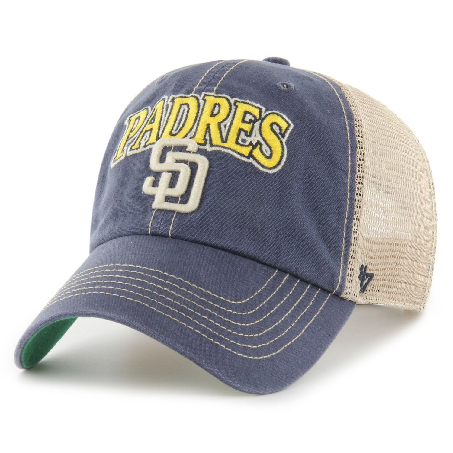 Unisex Navy 47 Brand Trucker Cap Tuscaloosa Vintage San Diego Padres
