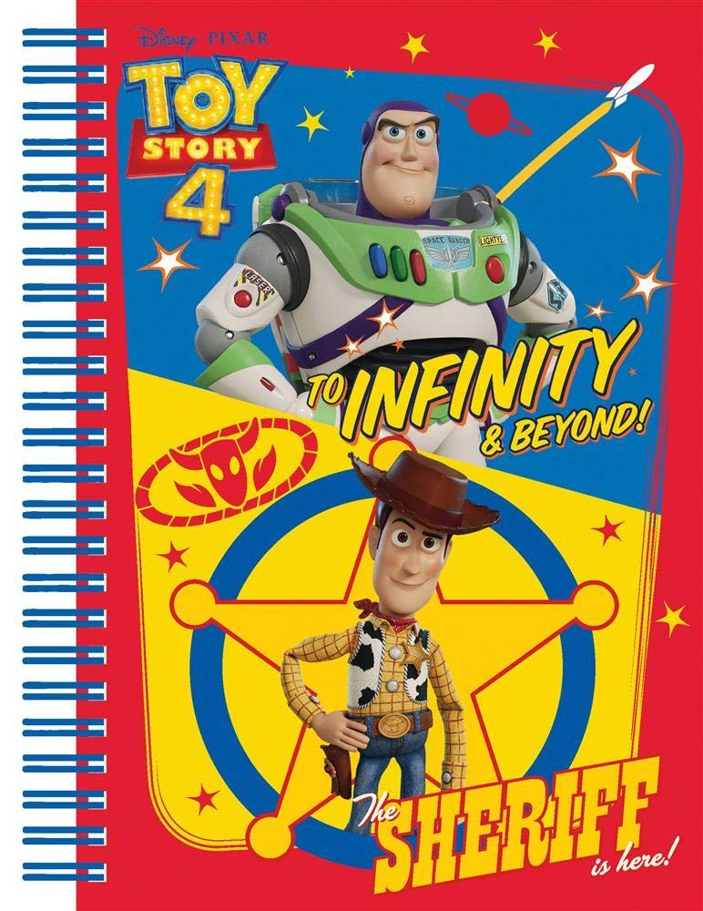 A5 Toy Story 4 Hardback Spiral Bound Lined Pages Notebook for School Gift