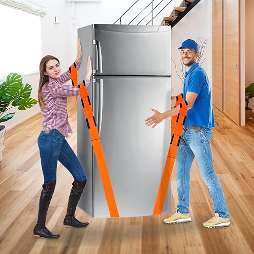 Miniatura 5 de Correas móviles de ancho mejorado, sistema de elevación y movimiento para 2 personas con guantes de algodón, correas de muñeca de elevación para