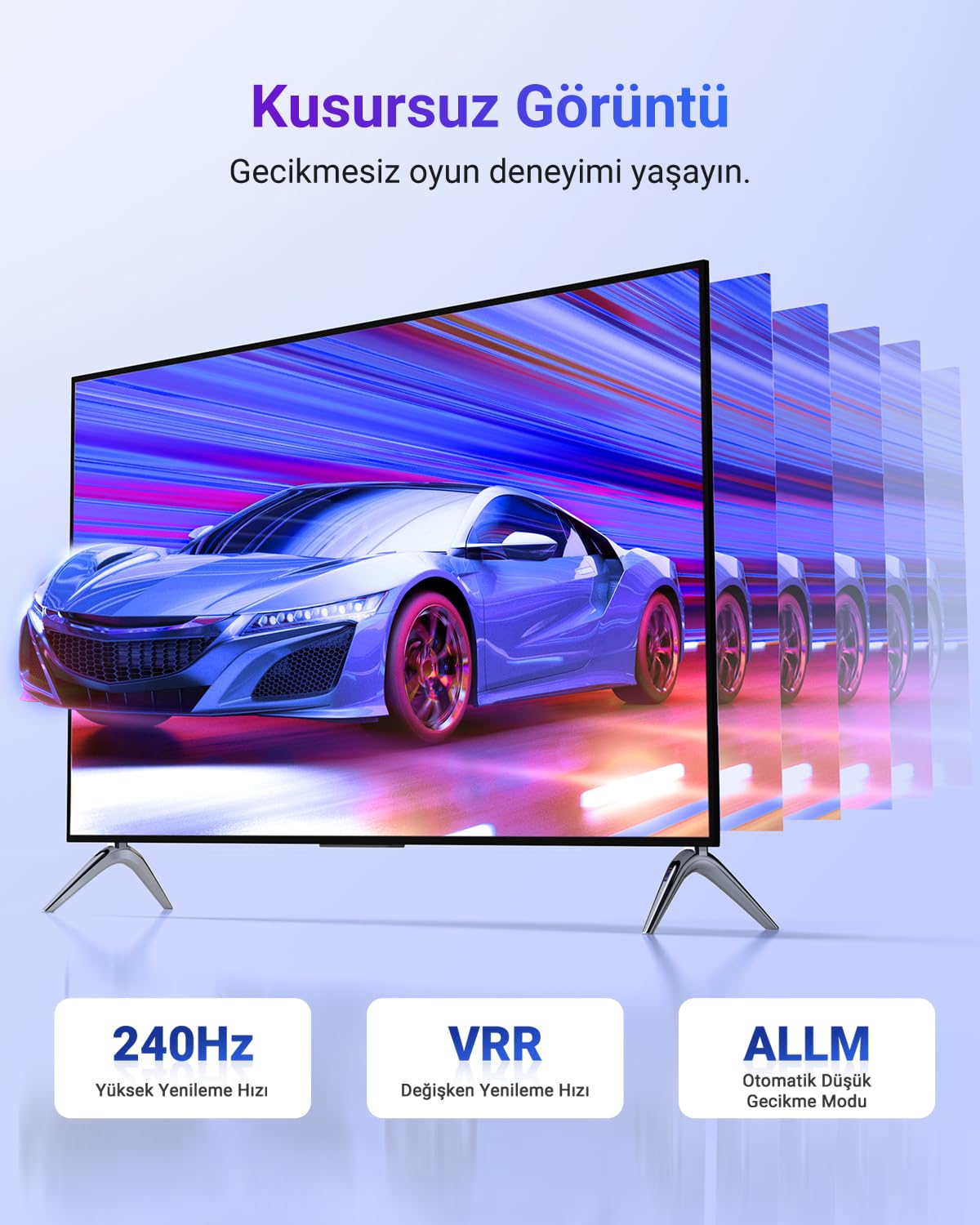 UGREEN 8K HDMI Görüntü Aktarma Kablosu, 1,5 Metre, 40179