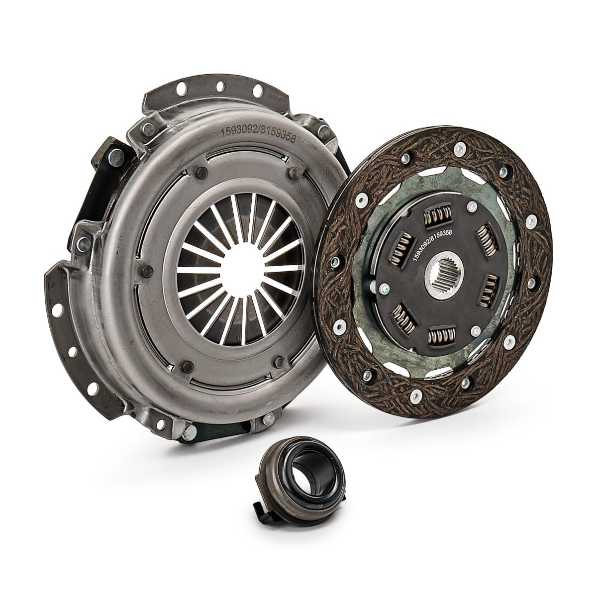 RIDEX 479C0027 Kit de embrague con cojinete de desembrague con plato de embrague Compatible con RENAULT Twingo 2 CN0