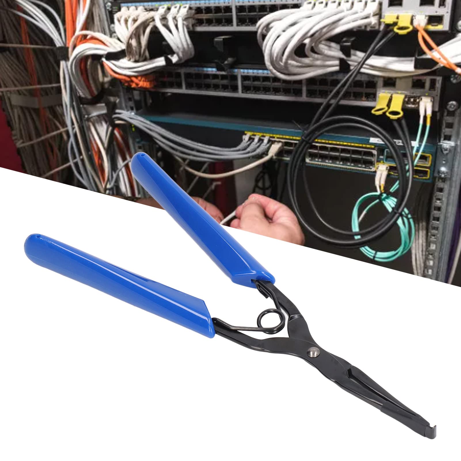 Pince à long bec pour fibre optique SC et LC avec poignée antidérapante
