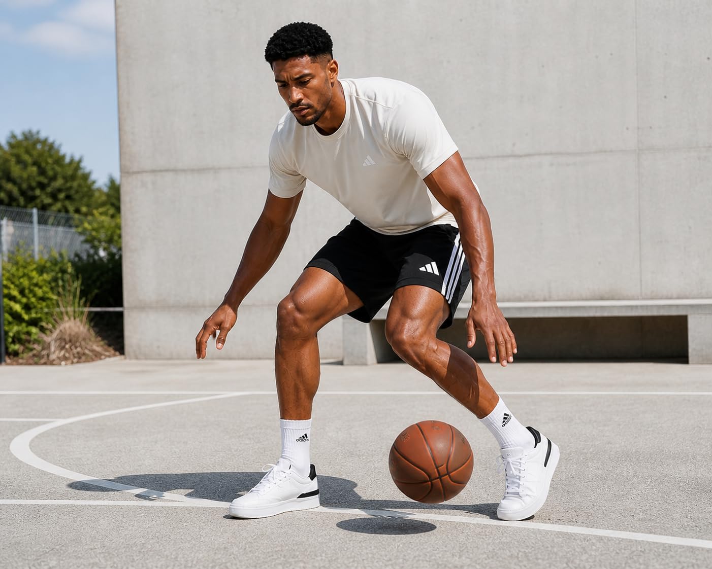 adidas Men's 3-Stripes Training Shorts