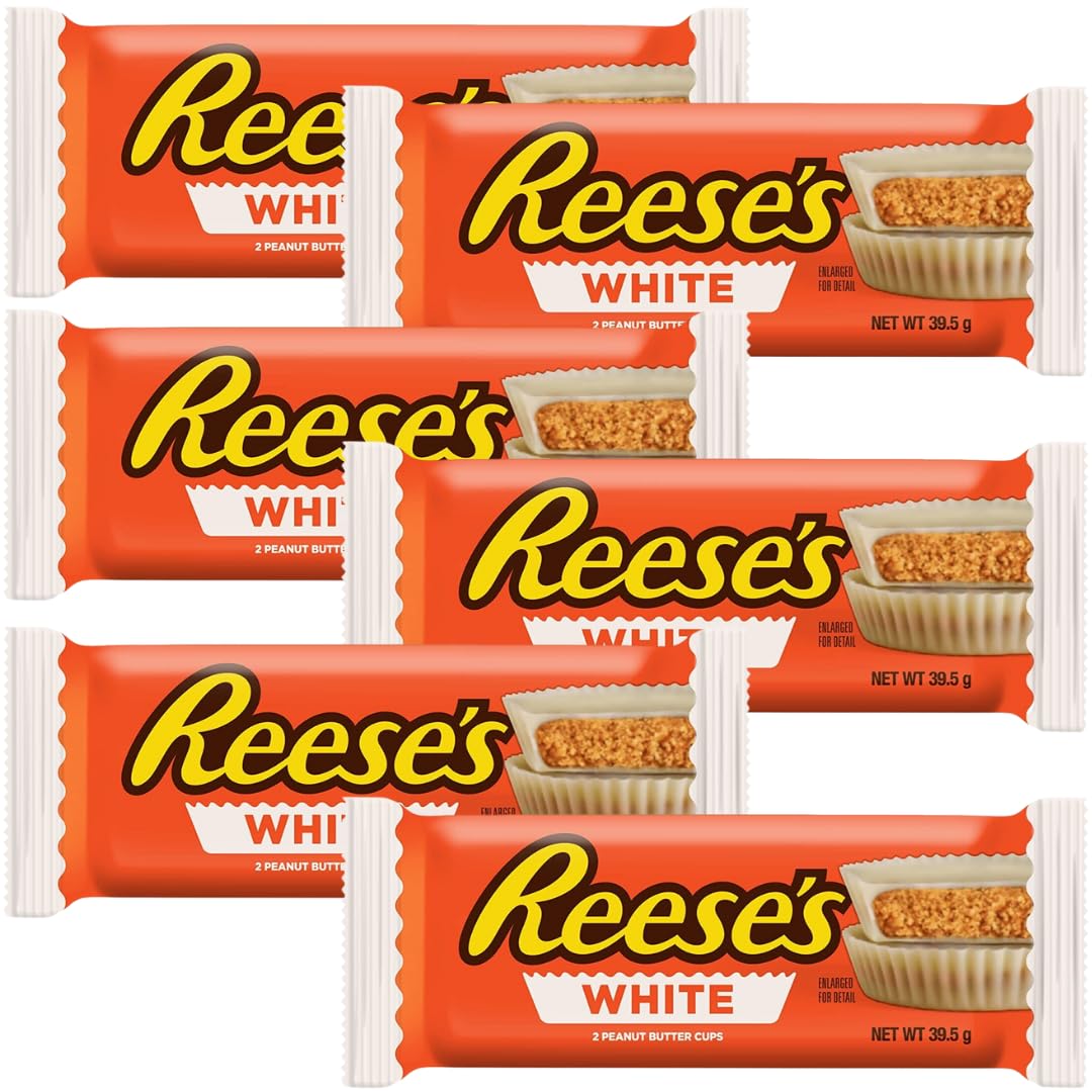 White Chocolate Peanut Bundle With Reese's White Chocolate Peanut Butter Cups 39g (6 Pack)