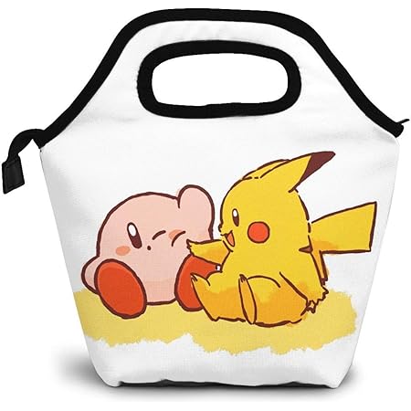 Amazon ピカチュウ 星のカービィ ランチバッグ 保冷 お弁当バッグ ハンドバッグ ミニトート ランチトート 大容量 グッズ Danesi 雑貨 保温 防水 収納 耐衝撃 アニメ キャラクター通勤 通校 子供用 男の子 女の子 ランチバッグ ランチ巾着 ランチベルト オンライン通販