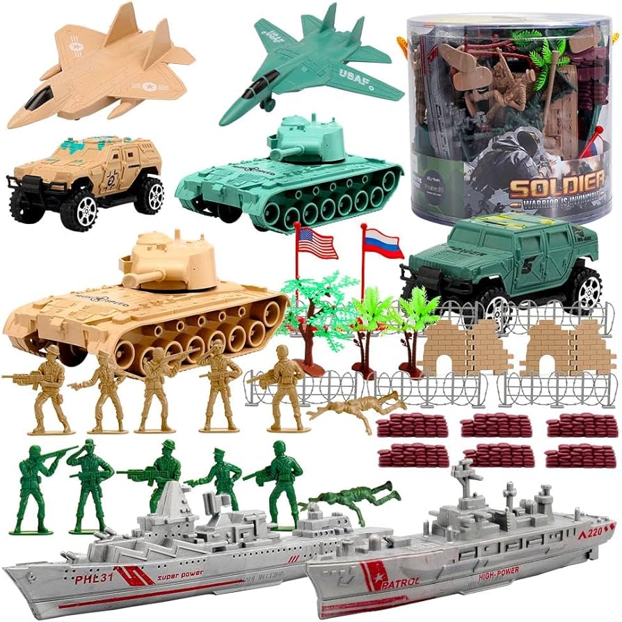 Amazon.co.jp: ViiKONDO アーミーメンズおもちゃ ミリタリープレイ