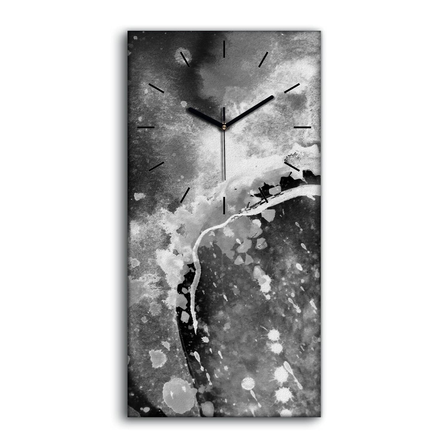 Horloge sur toile sans tic-tac idéale pour retrouver le calme nocturne