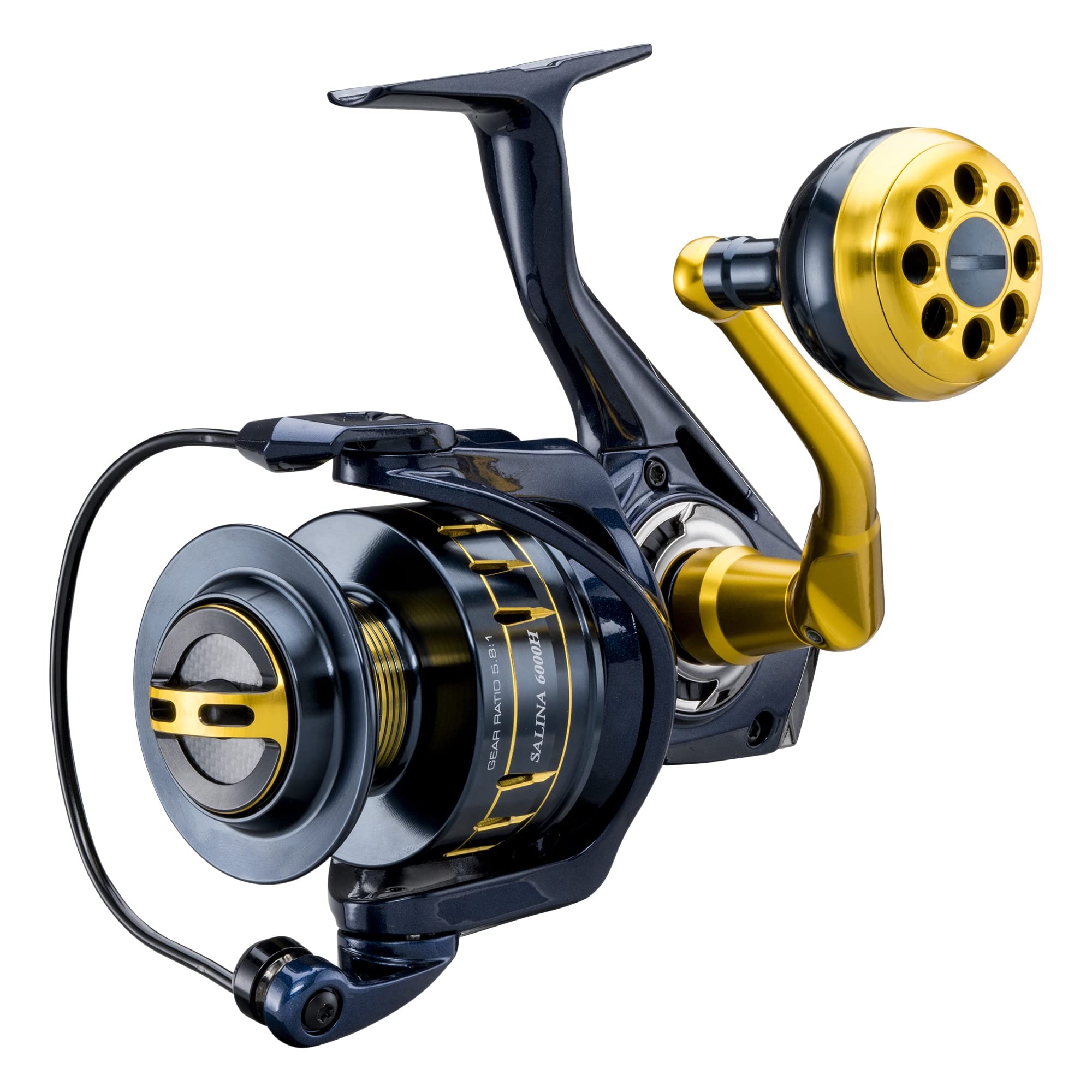 Okuma Salina 6000H Spin High-Speed kołowrotek wędkarski, kołowrotek do wędkowania morskiego, kołowrotek spinningowy