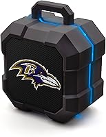 Vista 15 de SOAR NFL Shockbox - Altavoz Bluetooth inalámbrico LED, resistente al agua, IPX4, 5.0 Bluetooth con más de 5 horas de tiempo de reproducción, pequeño