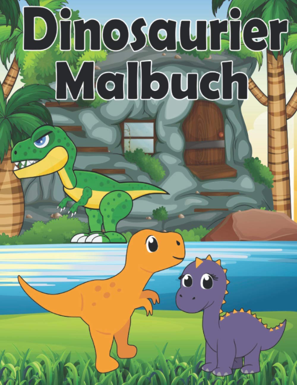 Dinosaurier Malbuch
