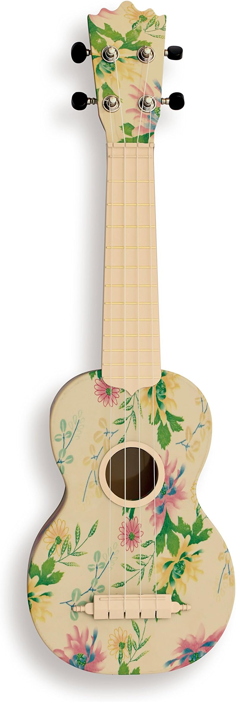 Woodi USA Soprano 21" Ukulele Pattern 3 WU-21F3(WB)