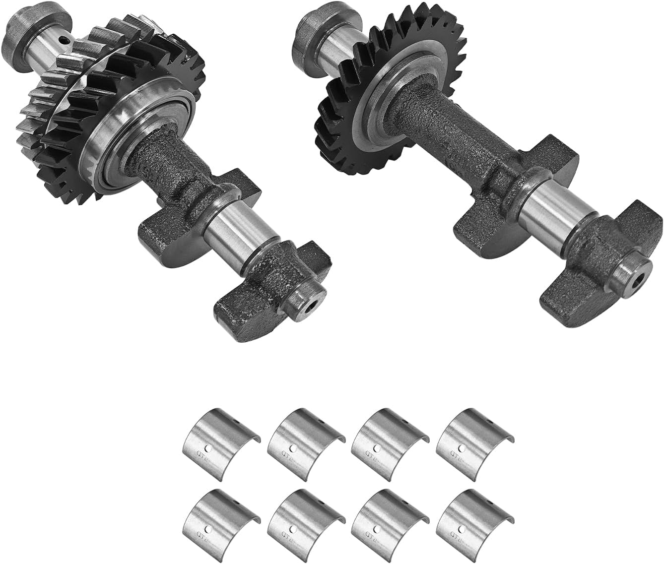 Engine Balance Shaft Set with Bearing Set Compatible with Toyota Corolla Solara Matrix Camry tC 2AZ-FE 2.4L, Replacement #13601-28021 13602-28020