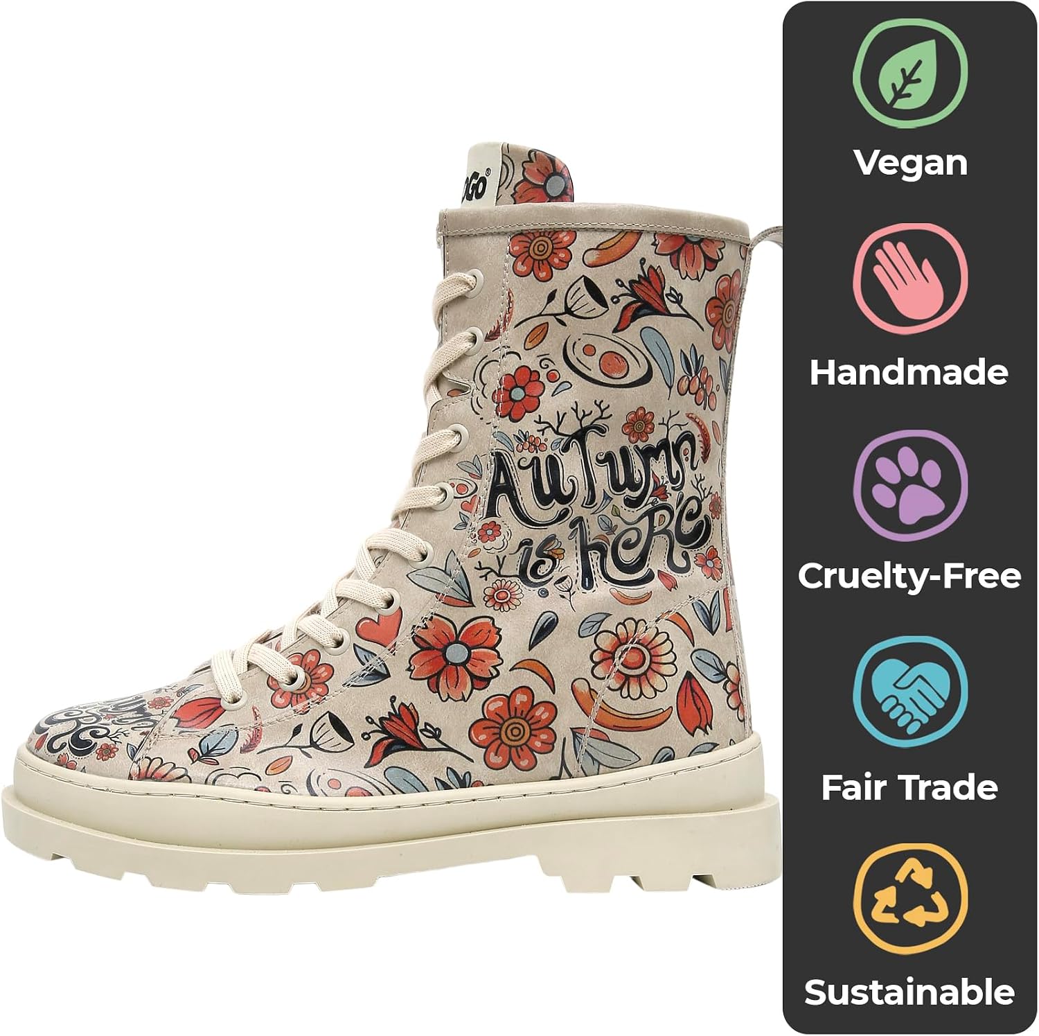DOGO Gisele Boots for Women - Handmade and Vegan Leather Mid Calf Boots for Women,