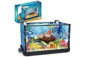 Krusty Krab-spired Fish Tank Building Block Set