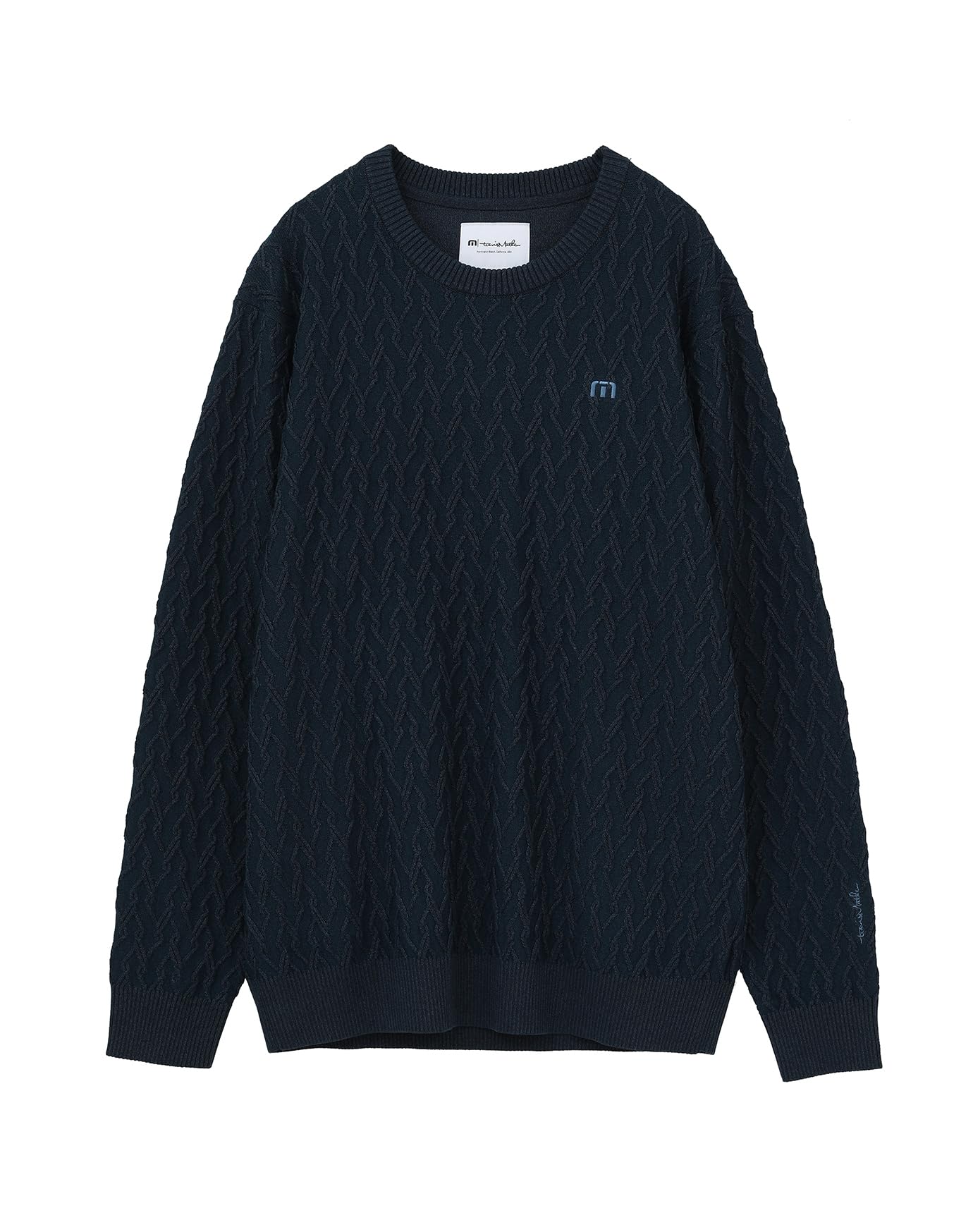 Amazon | [トラヴィスマシュー] メンズ クルーネックニット (ケーブル