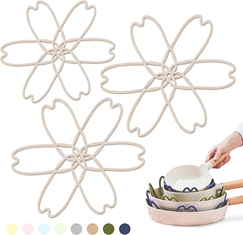 Miniatura 12 de iPROTECT - Experto en Apilar | Protector Multiusos de BPA Libre de Silicona para Ollas y Sartenes. Juego de 3. Salvamanteles para Todos los Tamaños